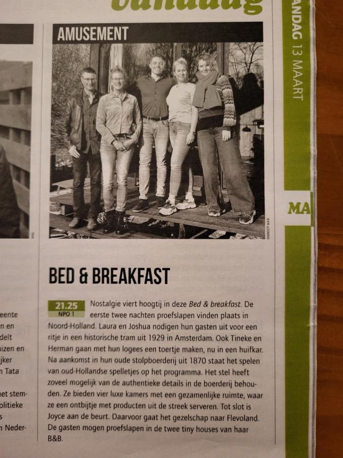 B & B De Tocht Berkhout Kültér fotó
